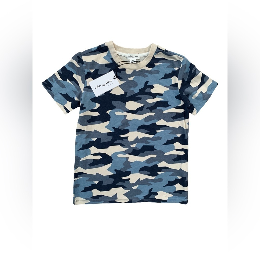 Miles The Label NWT Size 8 Camo Organic Tee